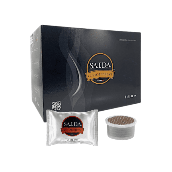 Capsule Saida Gusto Espresso Compatibili Espresso Point, miscela White Casa