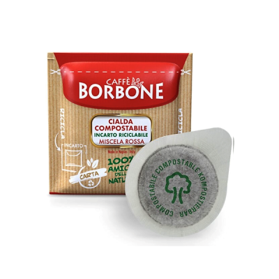 Caffe Borbone miscela Rossa in Cialde ESE44