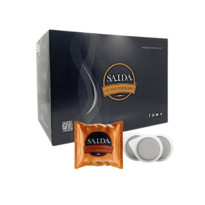 Cialde Saida Gusto Espresso, formato ESE 44, miscela Orange Crema