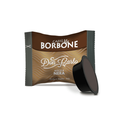 Capsule Caffè Borbone compatibili A Modo Mio, Don Carlo miscela Nera