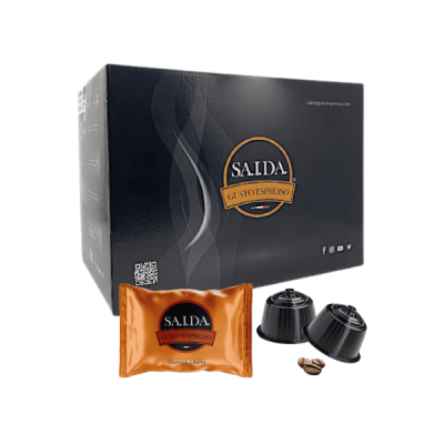 Capsule Saida Gusto Espresso Compatibili Dolce Gusto, Miscela Orange Crema