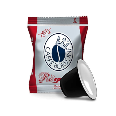 Capsule Caffè Borbone compatibili Nespresso, Respresso miscela Rossa