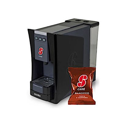 S.12 Macchina da Caffè Essse Caffè, sistema Espresso + 100 capsule miscela Barocco
