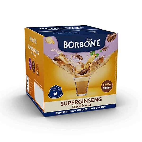 Caffe al Ginseng - Capsule Compatibili Dolce Gusto - Caffe Borbone - 16 pezzi