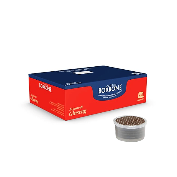 Caffe al ginseng in Capsule compatibili lavazza espresso point - Caffe Borbone - 25 pezzi