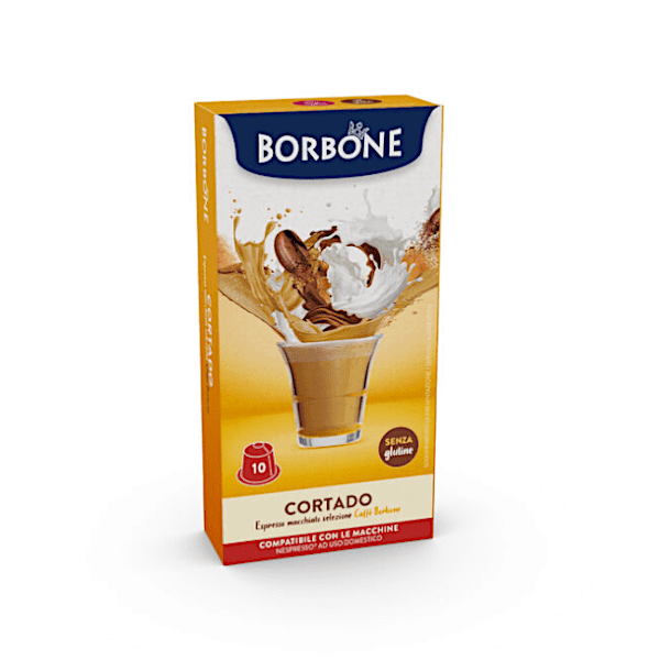 Caffe Cortado - Capsule compatibili Nespresso - Caffe Borbone - 10 pezzi