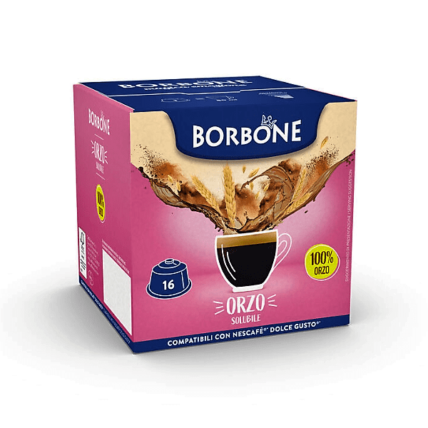 Caffe dOrzo - Capsule compatibili con Dolce Gusto - Caffe Borbone - 16 pezzi
