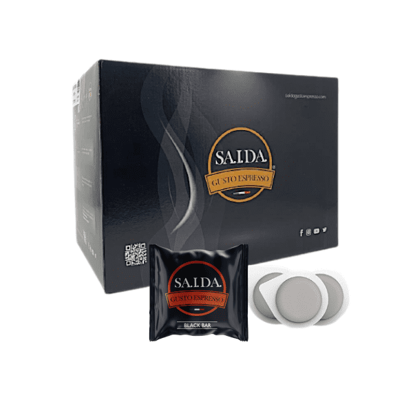 Cialde Saida Gusto Espresso - formato ESE 44 - miscela Black Bar