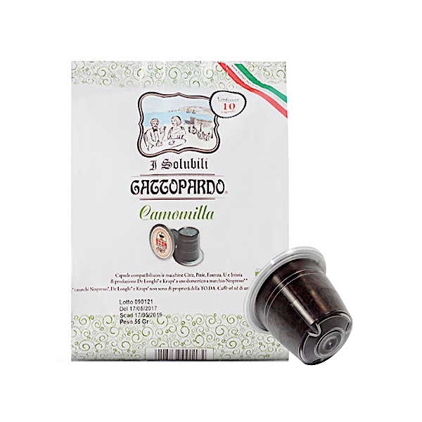 Camomilla in Capsule Gattopardo Compatibili Nespresso