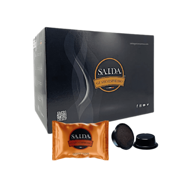 Capsule Compatibili con Lavazza A Modo Mio - Saida Caffè - Miscela Orange Crema