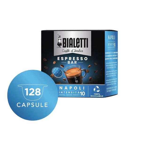 Capsule Bialetti Espresso Napoli - confezione da 128 pezzi