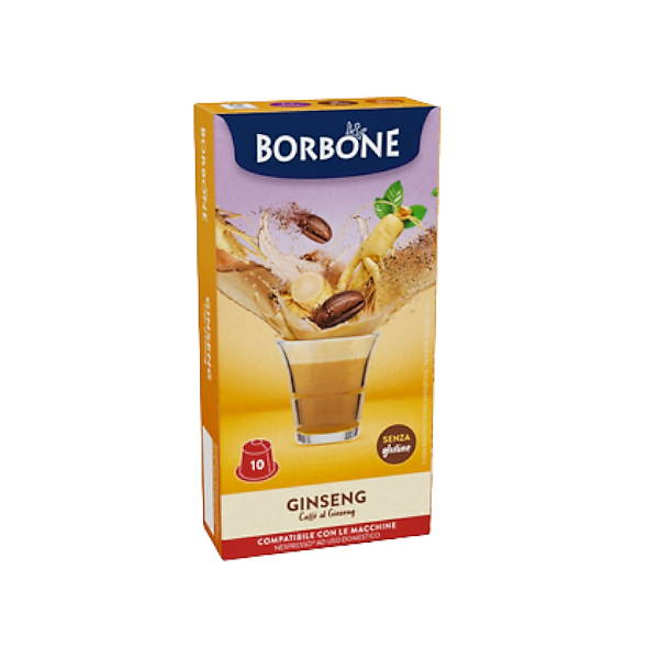 Capsule Borbone Ginseng Compatibili Nespresso - 10 pezzi