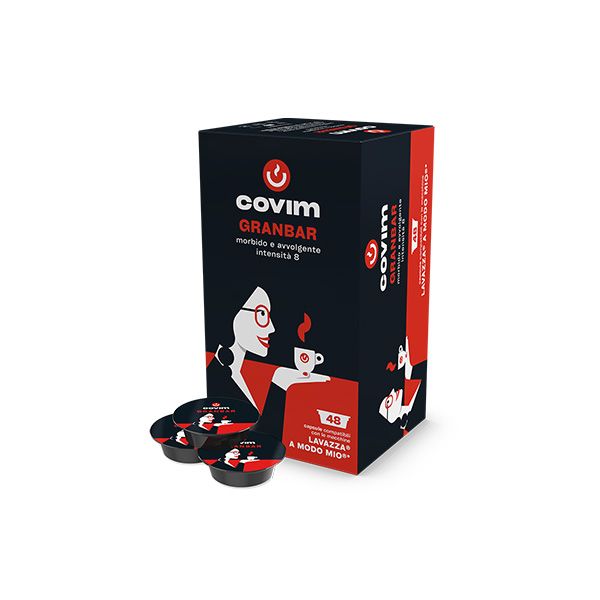 Capsule Caffè Covim Compatibili A Modo Mio - miscela Ora Granbar