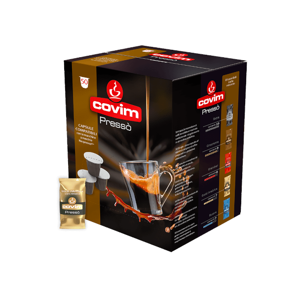 Capsule Caffè Covim Compatibili Nespresso - miscela Gold Arabica