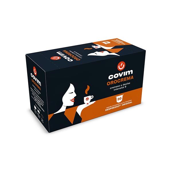 Capsule Caffè Covim Compatibili Nespresso - miscela Oro Crema