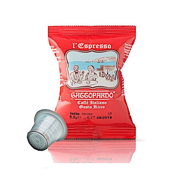 Capsule caffè Gattopardo compatibili Nespresso - miscela Gusto Ricco