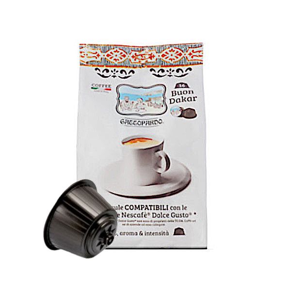 Capsule Compatibili Nescafè Dolce Gusto - Caffè Gattopardo - miscela Dakar