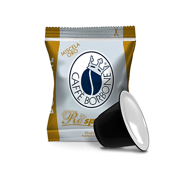 Capsule Caffè Borbone compatibili Nespresso - Respresso miscela Oro