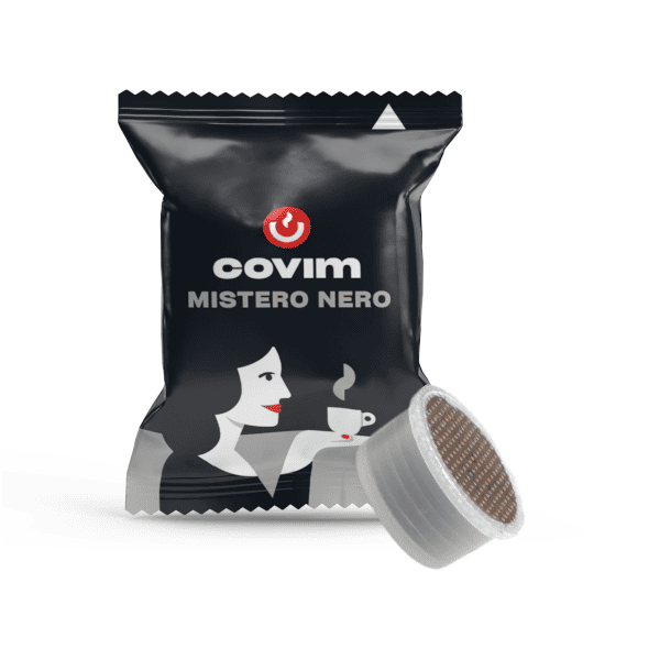 Capsule Caffè Covim Compatibili Lavazza Espresso Point - miscela Mistero Nero