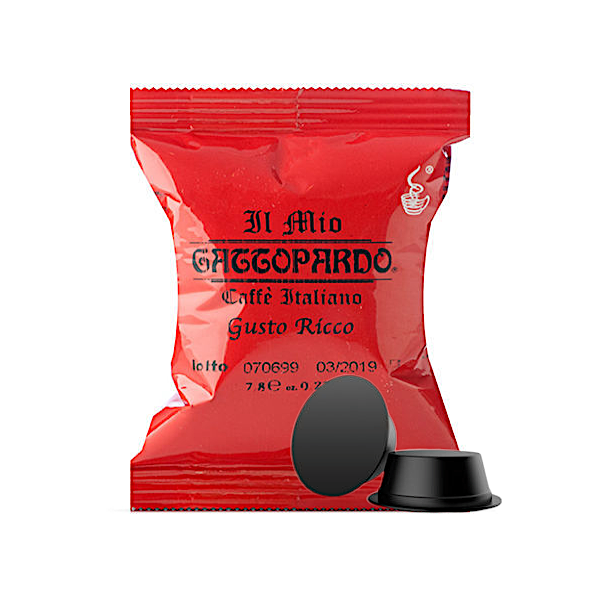 Capsule Gattopardo Compatibili Lavazza A Modo Mio - miscela Gusto Ricco