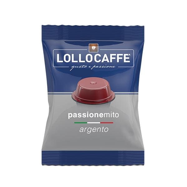 Capsule Compatibili A Modo Mio - Lollo Caffè - Passione Mio Argento