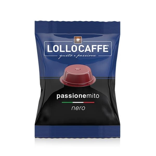 Capsule Compatibili A Modo Mio - Lollo Caffè - Passione Mio Miscela Nera