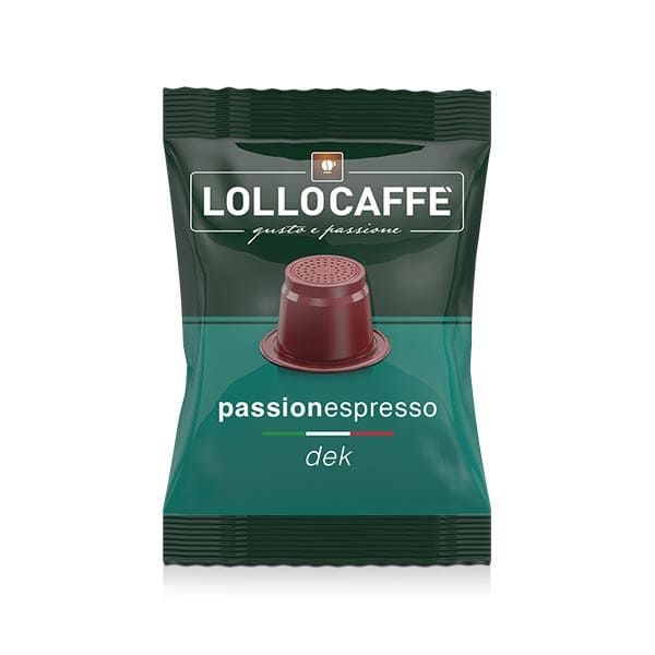 Capsule Lollo Caffè Compatibili con Nespresso - miscela Decaffeinata
