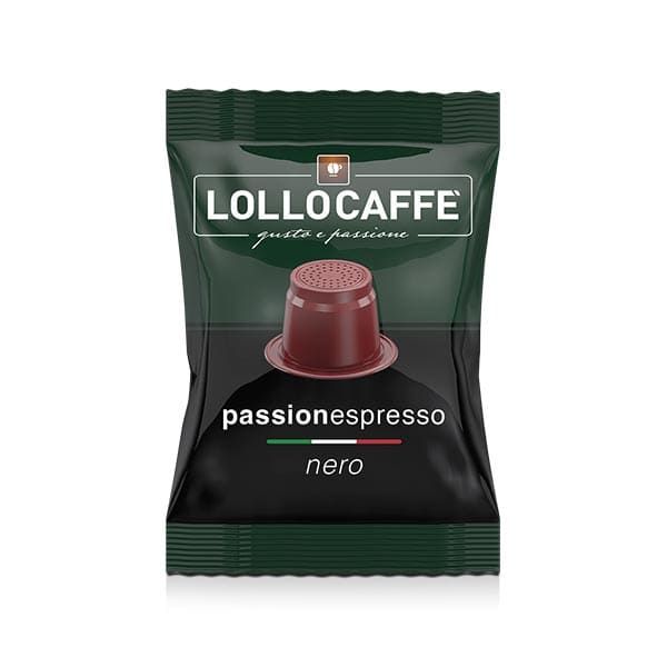 Capsule Lollo Caffè - Compatibili Nespresso - Passionespresso Nera