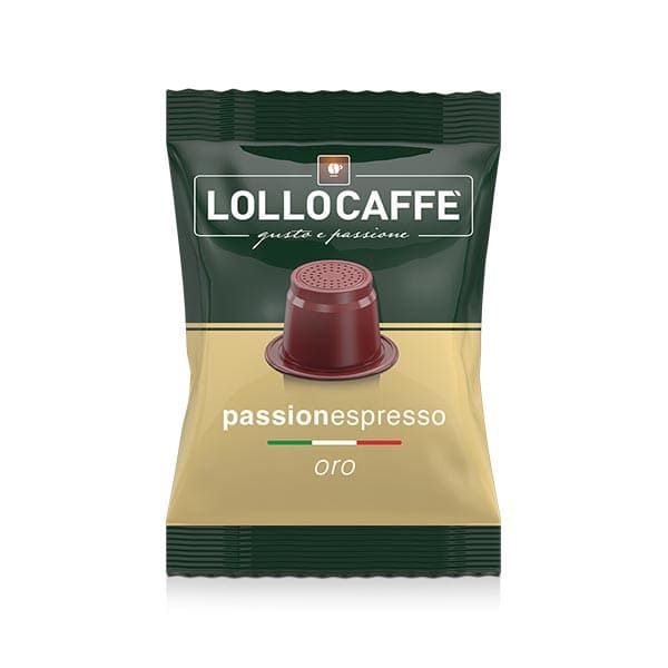 Capsule Lollo Caffè Compatibili con Nespresso - miscela Oro
