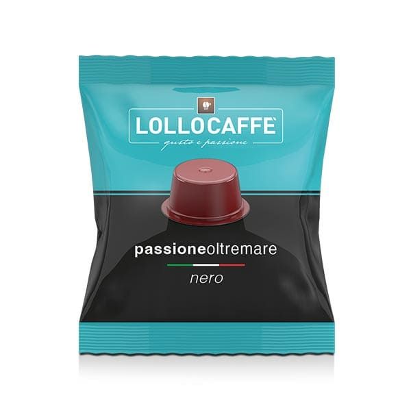 Capsule Lollo Caffè Compatibili con Lavazza Blue - Passione Blu - miscela Nera