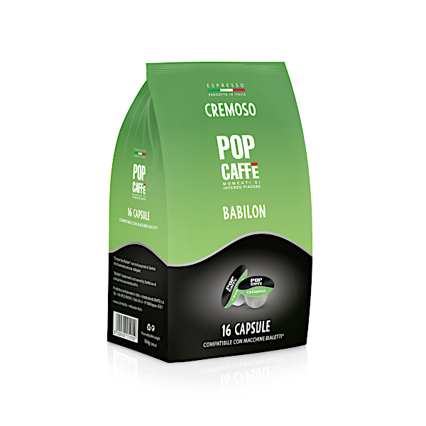 Capsule Pop Caffè Compatibili con Bialetti - Babilon Cremoso