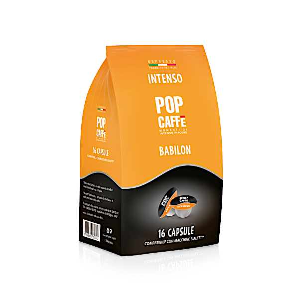Capsule Pop Caffè Compatibili con Bialetti - Babilon Intenso