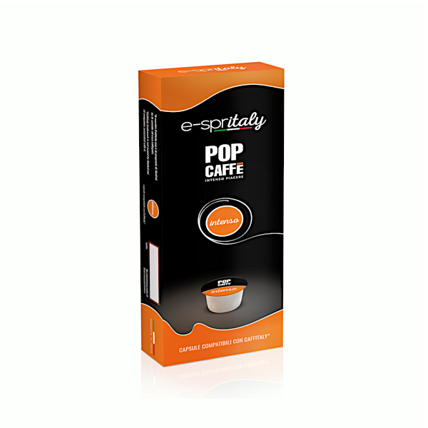 Capsule Pop Caffè Compatibili con Caffitaly - E-spritaly Intenso