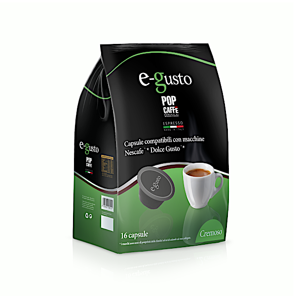 Capsule Pop Caffè Compatibili Dolce Gusto - E-Gusto Cremoso