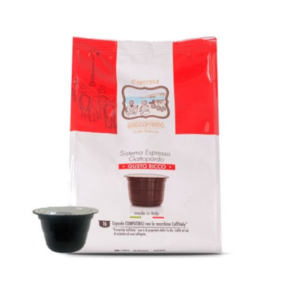 Capsule Toda Caffè Compatibili con Caffitaly - miscela Gusto Ricco