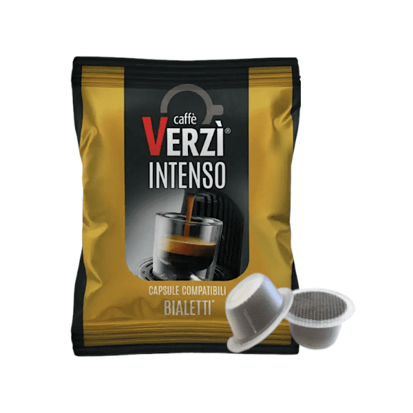 Capsule Verzì Caffè Compatibili con Bialetti - miscela Intenso