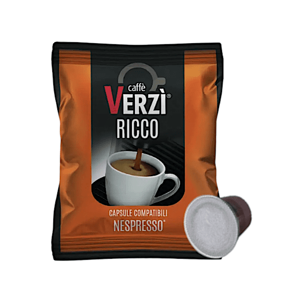 Capsule Verzì Caffè Compatibili con Nespresso - miscela Ricco