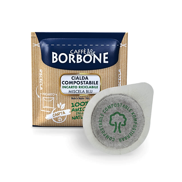 Cialde Caffè Borbone Miscela Blu - Formato 38MM