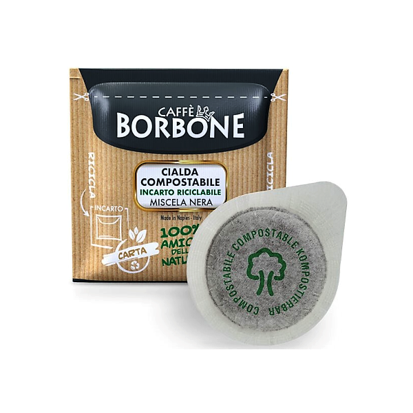 Cialde Caffè Borbone Miscela Nera - Formato 38MM
