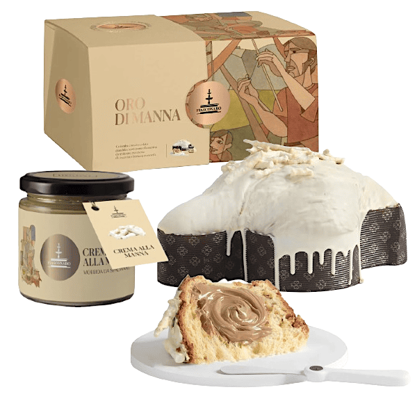 Colomba Oro di Manna Fiasconaro con crema alla manna da spalmare - 1Kg