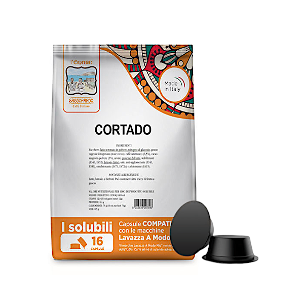 Caffè Cortado in Capsule Gattopardo Compatibili A Modo Mio