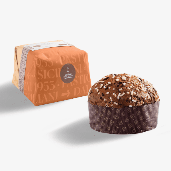 Fiasconaro al Cioccolato - Panettone con cioccolato e glassa - 1kg