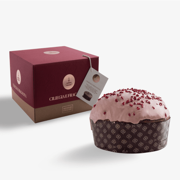 Fiasconaro Ciliegia e Fragolina - Panettone da 1kg