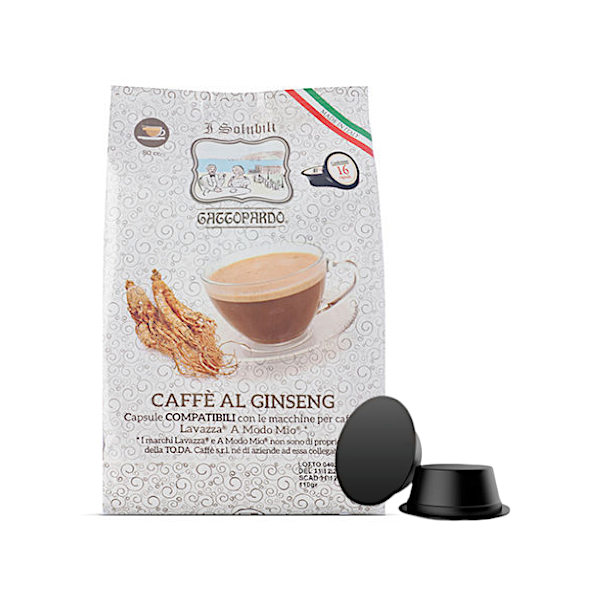 Ginseng Solubile in Capsule Gattopardo Compatibili A Modo Mio