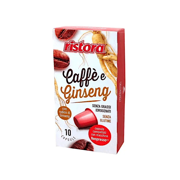Ginseng Solubile Ristora in capsule compatibili Nespresso - 10 pezzi