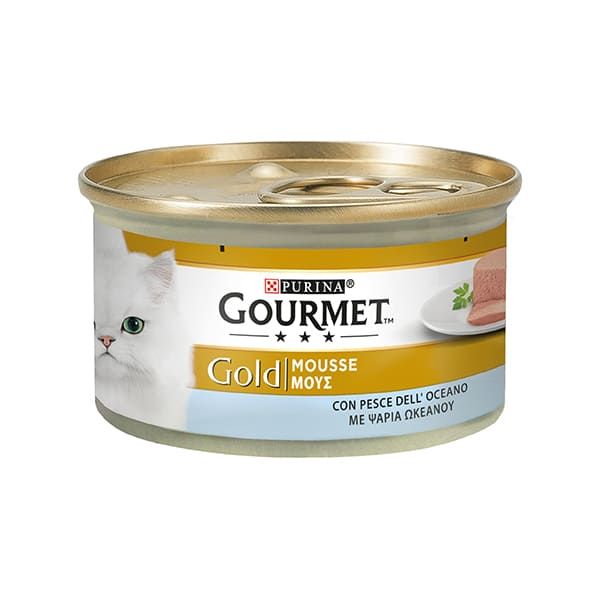 Gourmet Gold Gatto Mousse con Pesce dellOceano - 85gr