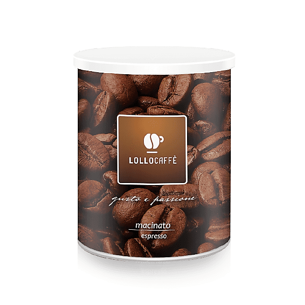 Caffè Lollo Macinato per Moka - barattolo da 250gr