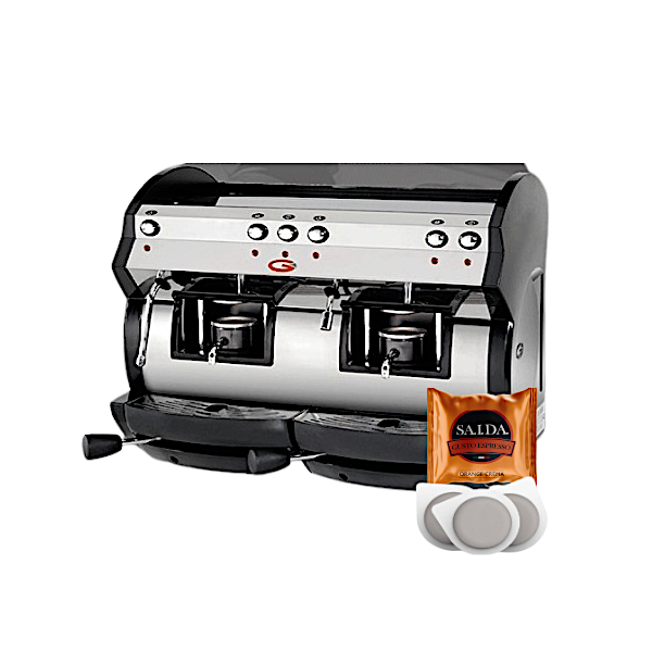 Macchina Caffe - Dada Vapor Double 230V  100 Cialde Ese - Orange crema