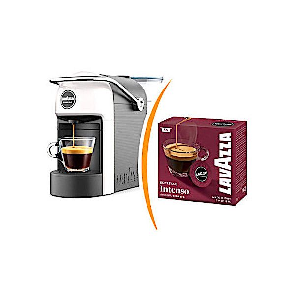 Lavazza Jolie - Macchina Caffè + 36 Lavazza A Modo mio - Intenso