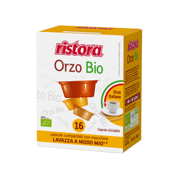 Orzo Solubile Ristora in capsule compatibili A Modo Mio - 16 pezzi